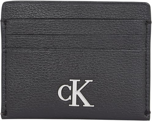 Calvin Klein Damen Kartenetui Minimal Monogram Cardcase Klein, Schwarz (NA Black), Einheitsgröße