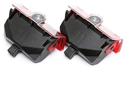 AutoQi Willkommenslicht für Mercedes W168 W169 W245 GLK X204 LED Projektor Einstiegsbeleuchtung Logo Laser Türlicht (MB Stern + Schriftzug)