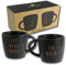 Kimm & Miller The Boss & The Real Boss Coffee Cups - Funny Coffee Mug Gift Set for Couples - Great Wedding Gifts, Engagement Gifts, or Couple Gifts