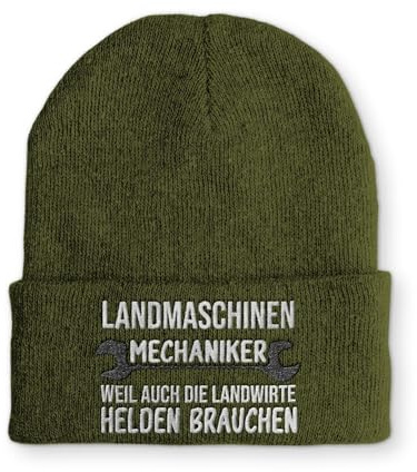 Beanie Landmaschinen Mechaniker Wintermütze Mütze mit lustigem Spruch