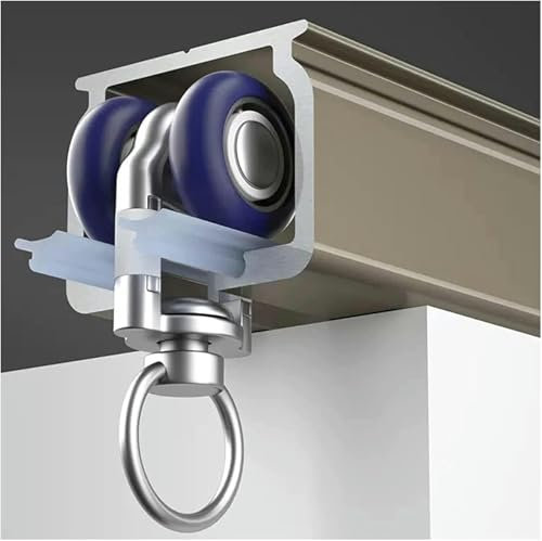 GFXYQPDNV Vorhangschiene zur Deckenmontage, gerade Schiene für robuste Vorhänge, Stange aus Aluminiumlegierung, 396,2 cm, ideal für Theater, Hotel, Büro, Krankenhaus, Raumteiler
