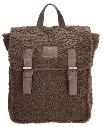 Beagles Navarra Rucksack mit Tablet-Fach, Reißverschluss-Hauptfach & Verstellbaren Schultergurten, Schwarz