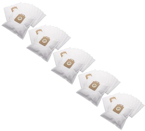 vhbw 50x Sacs compatible avec AEG/Electrolux Elegance, System Pro aspirateur - microfibre non tissée, 32cm x 19cm blanc