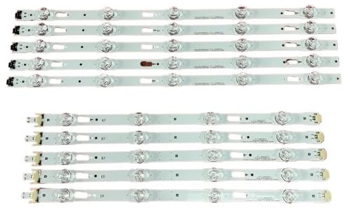 ERAKAFZTTK Bande de rétro-éclairage LED, for Samsung UE40JU6000K UE40KU6020K UE40KU6072U UA40KU6000 UN40KU6300F V6DU-400DCA-R2 400DCB(Kit 10pcs 1 TV)