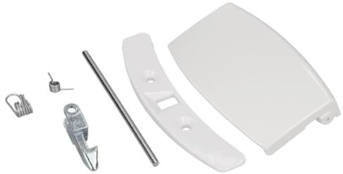 Washing Machine White Door Handle Kit Compatible With AEG 4055087003