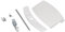 Washing Machine White Door Handle Kit Compatible With AEG 4055087003
