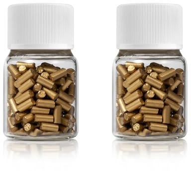 CATELL 400 Stück Feuerzeug Feuersteine, Universal Ersatz Flint Für Benzin Gas Feuerstein Feuerzeug Kompatibel mit Clipper und Zippo Feuersteine für Den Meisten Feuerzeugen (Gold)