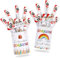 BOFUNX Einschulung Aufkleber Set 2pcs Schulkind Box Sticker + 20pcs Schulkind Schulanfang Banderolen Aufkleber Schulanfang Einschulung Erster Schultag Mutmacher Geschenke für Jungen Mädchen