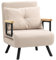 HOMCOM 1-Sitzer Sofabett Klappbares Sofabett gepolstert in Samt mit 5-stufig Verstellbarer Rückenlehne und gepolstertem Kissen für Büro Schlafzimmer Wohnzimmer 63x73x81 cm Beige