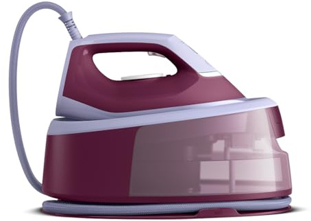 Philips Ferro da Stiro con Caldaia 3000 Series - 2400W, 140g/min Vapore Continuo, 350g Colpo di Vapore, 6 Bar, Veloce e Potente, Vapore Verticale, Piastra in Ceramica (PSG3001/30)