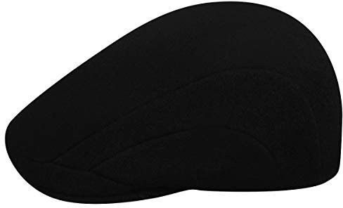 Kangol Unisex Wool 507 Schirmmütze, Schwarz, M