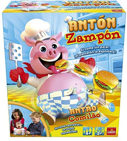 Goliath - ANTON ZAMPON - Juego de Mesa Infantil para Niños y Niñas a Partir de 4 Años - Juego Divertido y Educativo para la Familia - Estimula Reflejos - 2 a 6 Jugadores - Versión en Español