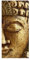 Magnettafel Vintage Buddha Memoboard Design Hoch Metall Magnet Pinnwand Motiv Wand Stahl Küche Büro, Größe HxB: 78cm x 37cm