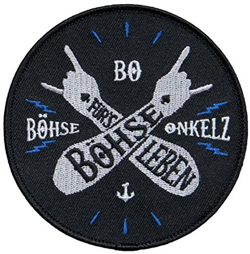Böhse Onkelz - Böhse für´s Leben - Salute Aufnäher/Patch