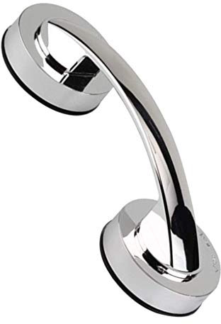 Tubayia - Maniglia a ventosa, in acciaio INOX, per vasca da bagno, doccia, con ventosa