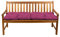Gutekissen® Bankauflage Stuhlkissen Hollywoodschaukel Garten LS (120x60, Pink)