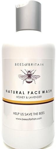 99% Natürliche GESICHTWASCHEN - ALOE VERA, HONIG & LAVENDEL - 250ml von BEES of BRITAIN. Keine Sulfate, keine Parabene. pH 5.5. Wir Spenden 5% Unseres Gewinns, um Bienen und Bestäuber zu Retten