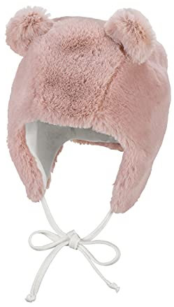 Sterntaler Baby - Mädchen Inka-mütze Bomber Hat, Rosa, 47 EU