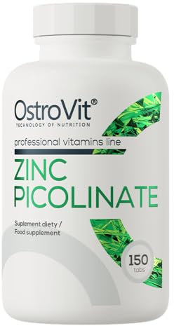 Zinc 15mg as Zinc Picolinate - ! Bulk Pack for 5 Months ! - Vegan - OstroVit - 150 Tablets