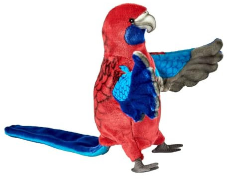 Hansa Creation - Kuscheltier - Handpuppe Rosella rot