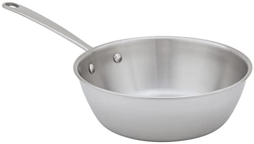 Stellar Eclipse, 24cm Chef's Pan, 2 Litre Capacity, Stainless Steel, Dishwasher Safe, Induction Suitable, Oven Safe to 240