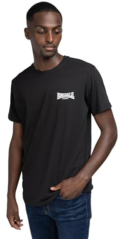 Lonsdale London Men's Elmdon T-Shirt, Black, S