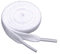 Sechunk Juego de 2 pares de cordones planos de 29 colores, 12 longitudes para zapatos, blanco, 90cm