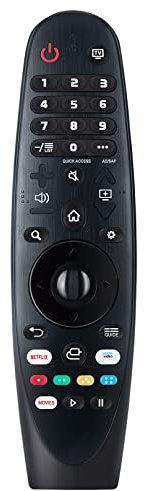VINABTY AKB75855501 MR20GA Mando a distancia IR de repuesto adecuado para LG Smart TV 75UN7370AUH 75UN7370PUB 75UN7100PUD 75UN7070PUC