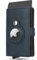 Porta carte di credito AirTag Wallet per uomo, porta carte di credito in pelle con blocco RFID Pop Up Porta carte bancarie in metallo(Blu)