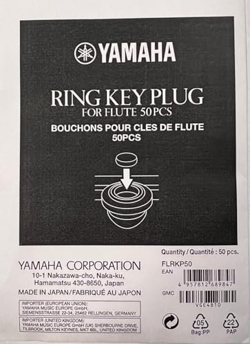 Yamaha Flötenzubehör Flute Keys, Klassisch, C-Dur, Brass, 50 Stück