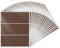 YIKIADA Braun Rechteckig Etiketten 102 × 51 mm Selbstklebend Groß Lager Klebeetiketten Wasserdicht Aufkleber für Marmelade Beschriften Adressetiketten 60 Stück