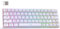 T63 Tastiera Wireless Meccanica Gaming con 2.4Ghz/Bluetooth/Type-C,Retroilluminazione RGB,Double-Shot Keycaps Compatibile con Win/Mac,Bianco