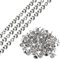 QUARKZMAN 3 Piezas de Tiras de Tachuelas para Tapicería 1 Metro de Adornos de Clavos Decorativos Brillantes para Sofá Cabecero Silla Muebles Con Clavos de Tapicería (11mm Plata)