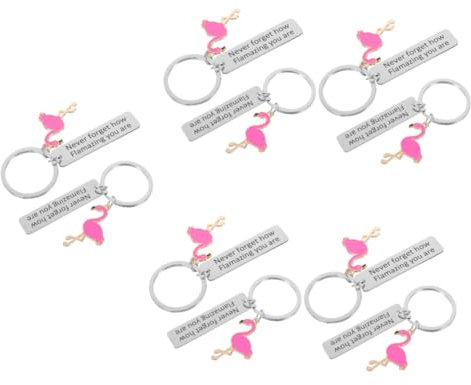 PACKOVE 10pièces Pendentifs Forme De Rose Porte-clés Décoration Pour Et Accessoires De Clé