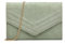 Miss Lulu Clutch Damen Wildleder-Optik Leichtgewicht Umhängetasche für Hochzeiten Partys Bälle