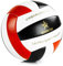 Western Star Outdoor Volleyball - Offizielle Größe - Soft-Touch-Volleyball - Beachvolleyball - Premium und langlebiges Design - Outdoor Volleyball (Rot, Weiß und Schwarz)