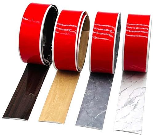 YAVYAV Selbstklebender PVC-Übergangsleiste, Fußböden Abdeckleisten, 4 cm/5 cm/7,6 cm Breit, Zum Verbinden Von Bodenlücken Von Laminatdielen, Fliesen Und Türschwellen (Color : B, Size : W7.6cm)