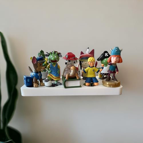 Phine Made Tonie Regal für Kinderzimmer - Magnetisches Regal für Tonie Figuren, Schlichtes Design, unaufällig bis zu 10 Toniefiguren verrstauen