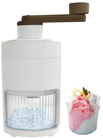 LearnLyrics Ice Shaver Machine - Rasoio Da Ghiaccio Domestico. Macchina Per Coni Di Neve | Macchina Domestica Sana Del Produttore Di Cono Di Neve, Macchina Portatile Del Frantoio Per Il
