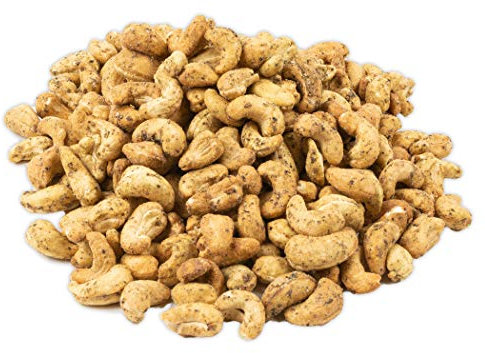 Black Pepper Cashews 1kg – Fresh Whole Roasted Sea Salt Black Peper Flavoured Cashew Nuts – Savoury Salty Salted Nut Roast Snack - Large Bulk Bag Natural Ingredients Vegan (Packaging May Vary) PURIMA