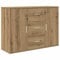 vidaXL Sideboard Artisan-Eiche 90x29,5x65 cm Holzwerkstoff, Schrank, Lagerschrank, Home Organizer, Schränkchen, Beistellschrank, Wohnzimmerschrank