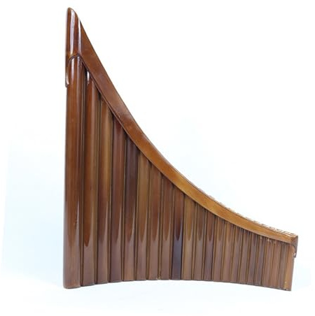 Flauta De Pan Instrumento De Viento De Madera Natural Flauta De Pan De 22 Tubos Instrumento Nacional Flauta De Pan De Actuación Profesional(G,Flute)
