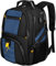 MATEIN Travel Laptop Backpack Large, 17.3 Inch Backpack 50L School Bag Water Resistant, Work Computer Rucksack for Men Anti Theft TSA with USB Charging Port, Laptop Bags for School Business-Roy Blue
