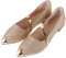 BESPORTBLE 1 Paire Escarpins à Perles Chaussures Doigt De Pied Nu Femme Seul Golden