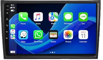 Generisch Android 13 Autoradio 9-Zoll-Touchscreen für Volvo XC90 2004–2014, Autoradio-Unterstützung, Sat-Navi, WiFi 5G BT SWC RDS GPS mit kabellosem CarPlay, Android Auto, USB-Rückfahrkamera (U20 2 +