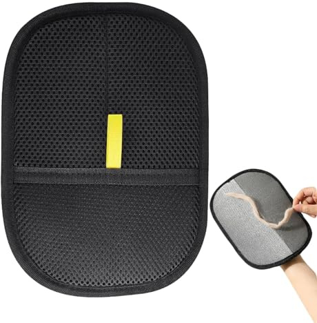 Maltvie Pet Hair Remover Glove, Grooming Mitt for Dogs and Cats, Gentle Deshedding Brush for Furniture, Sofa, Carpet, and Clothes, Reusable Hair Removal Tool