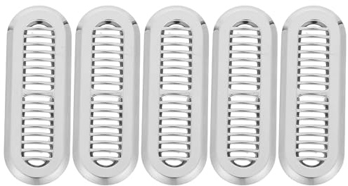 Tapa de Desagüe de Rebosadero de Lavabo, Forma Alargada, 5 Piezas