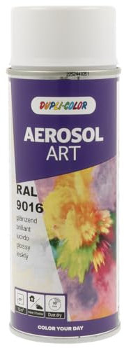 Dupli-Color 741449 AEROSOL ART RAL 9016 Bianco traffico lucido 400 ml