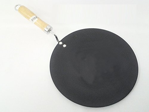 India Bazaar Longlife 28cm Super Traditional Roti Tawa/Chappati Tawa/Crepe Pan/Tava/Heavy Duty