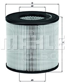 MAHLE LX 1464 - Air Filter Car - Engine